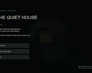 The Quiet House [Free] [Adventure]