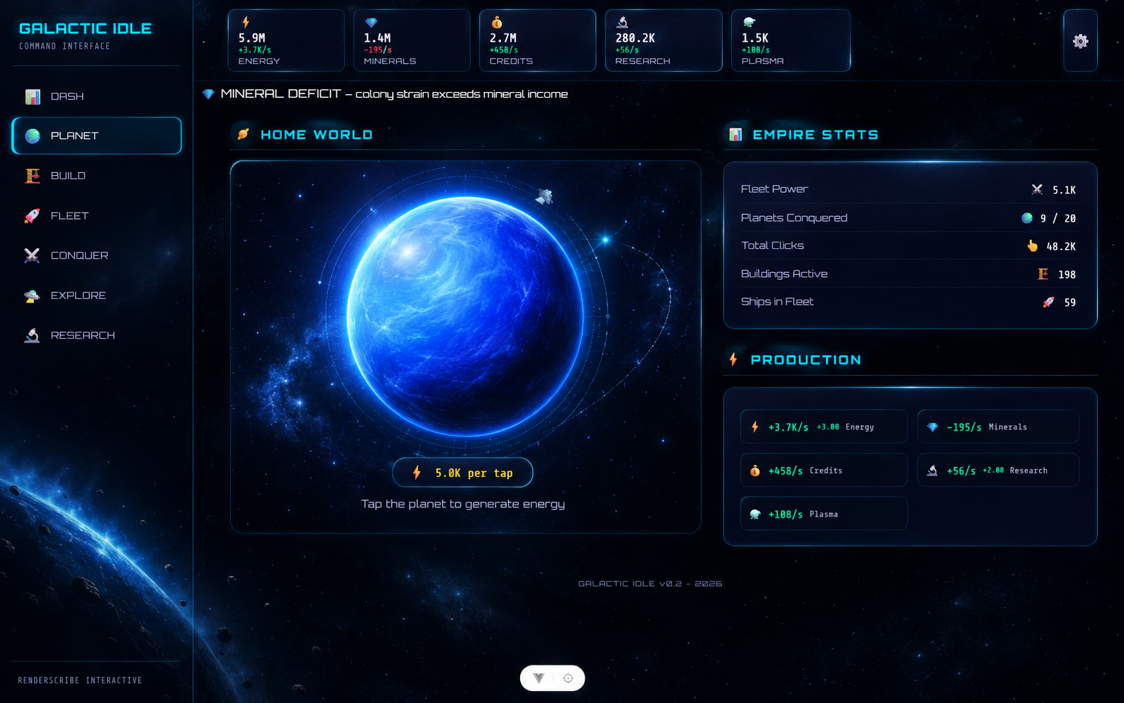Cover image for Galactic Idle