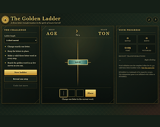 The Golden Ladder Word Ladder Game [Free] [Educational]
