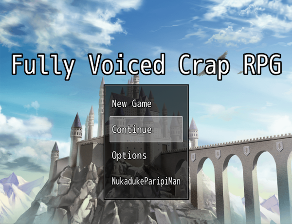 Cover image for Fully Voiced Crap RPG