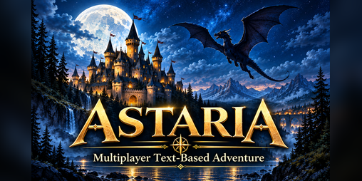 Cover image for Astaria: Retro Online Text RPG