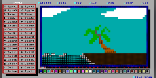 Cover image for ASCII Paint - Retro painting - Need DOS Box