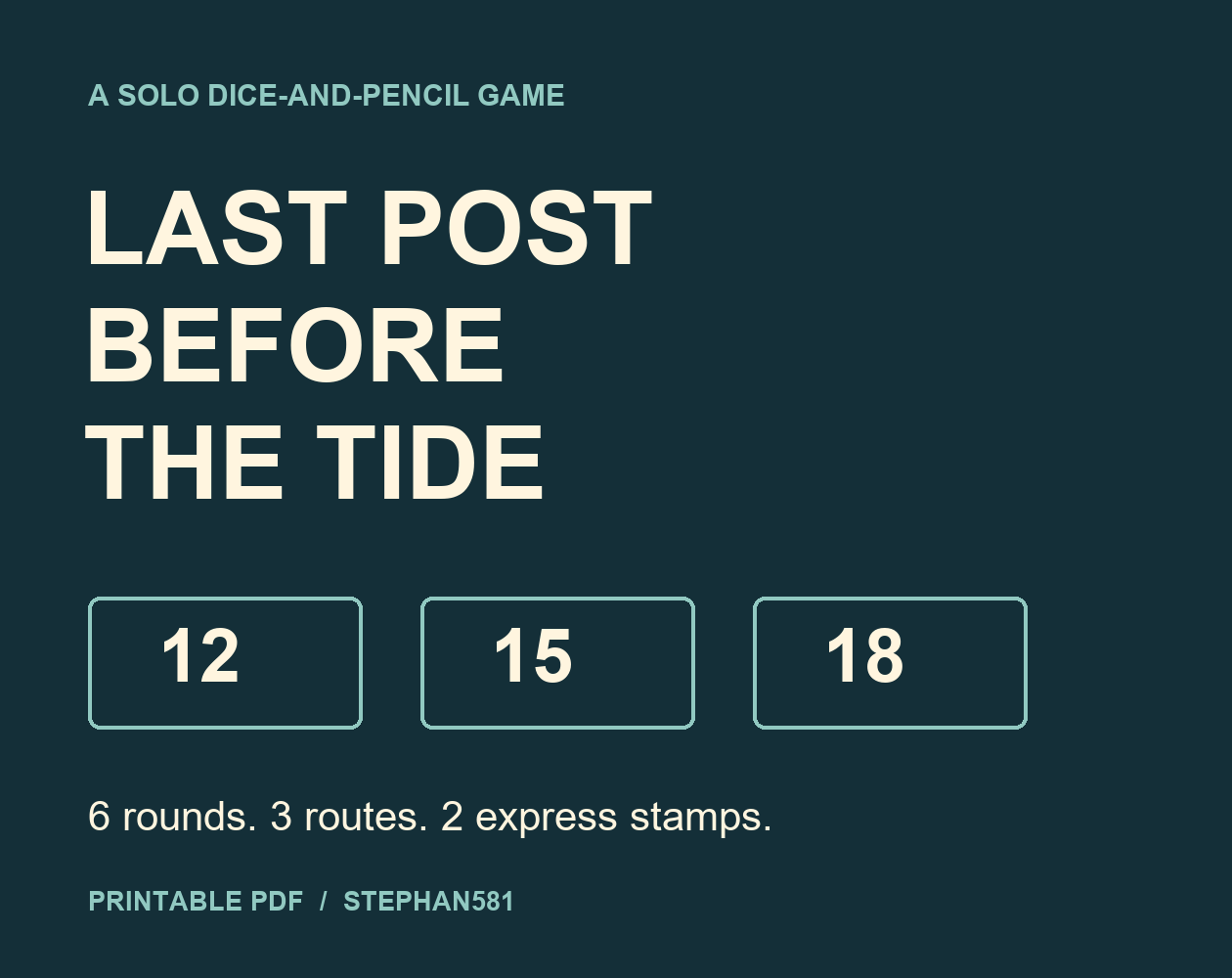 Portada de Last Post Before the Tide