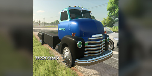 Cover image for WSKYBNT 1948 COE RAMP TRUCK