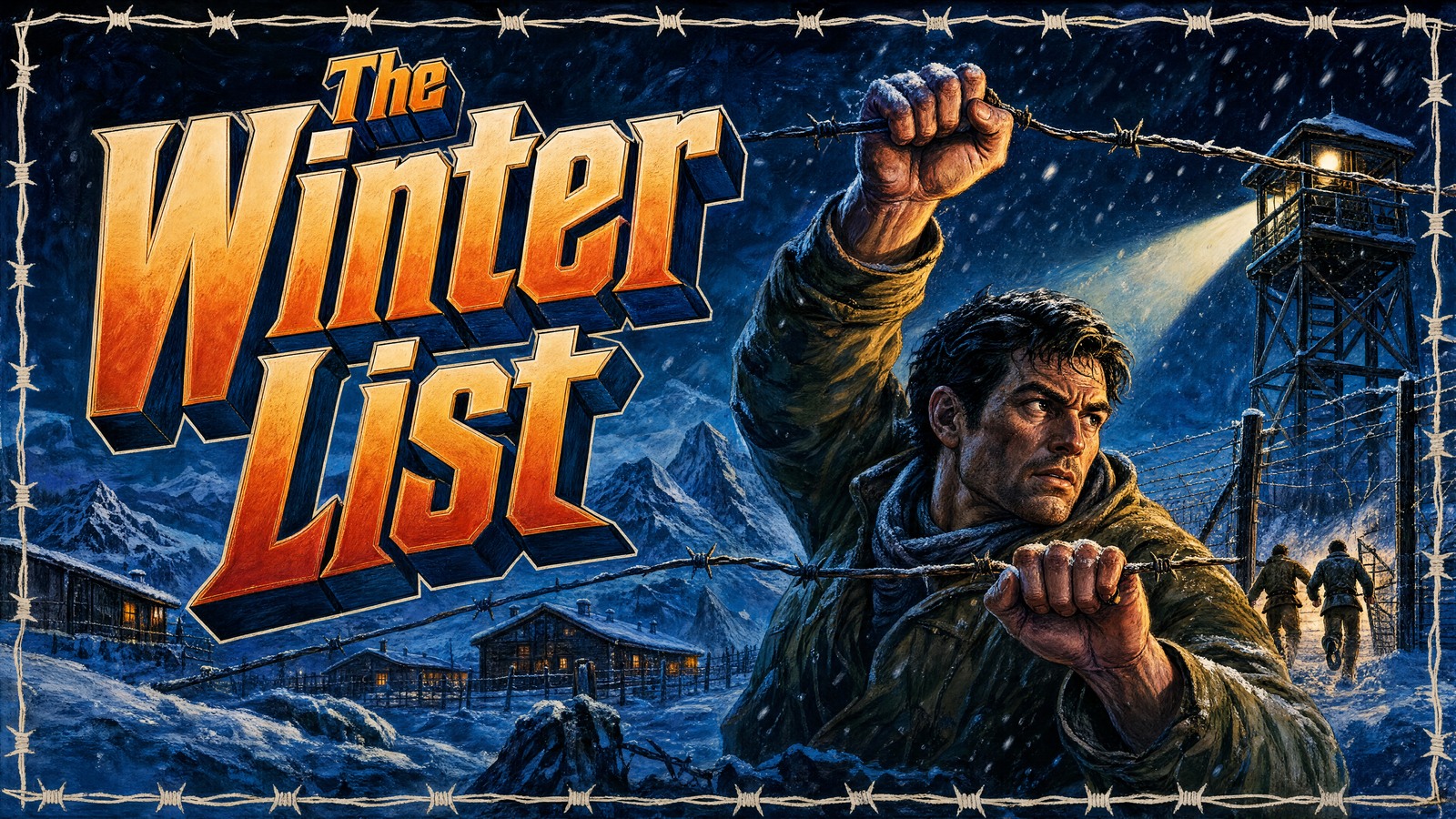 The Winter List &mdash; retro homage desktop wallpaper