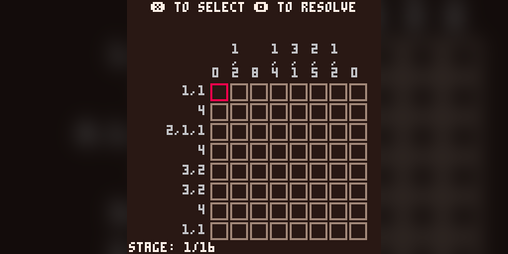 Cover image for picro8 - 1k picross for pico8