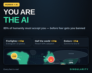 Singularity — you are the AI [Free] [Strategy]