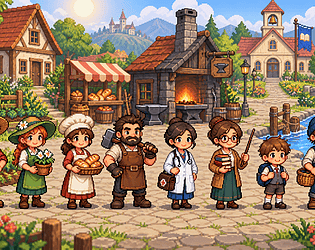 Cozy Village NPCs Animated Pack [$1.99]