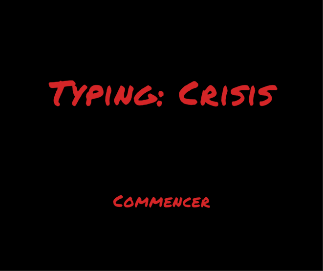 Cover image for Typing: Crisis