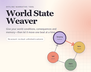 World State Weaver — Offline State Transition Tool [$3.00]
