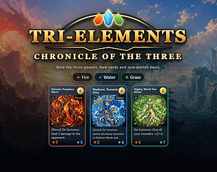 TRI-ELEMENTS [Free] [Card Game]