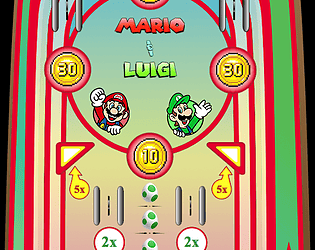 Mario & Luigi Pinball