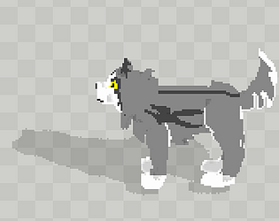 Wolf - Pixelart Voxel