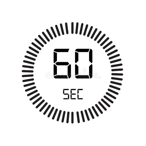 60 seconds