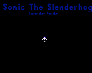 Sonic The Slenderhog game screenshot