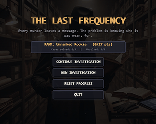 The Last Frequency [Free] [Puzzle] [Windows] [macOS] [Linux]