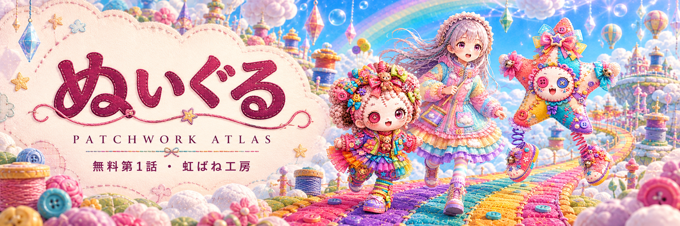 ぬいぐる — Patchwork Atlas