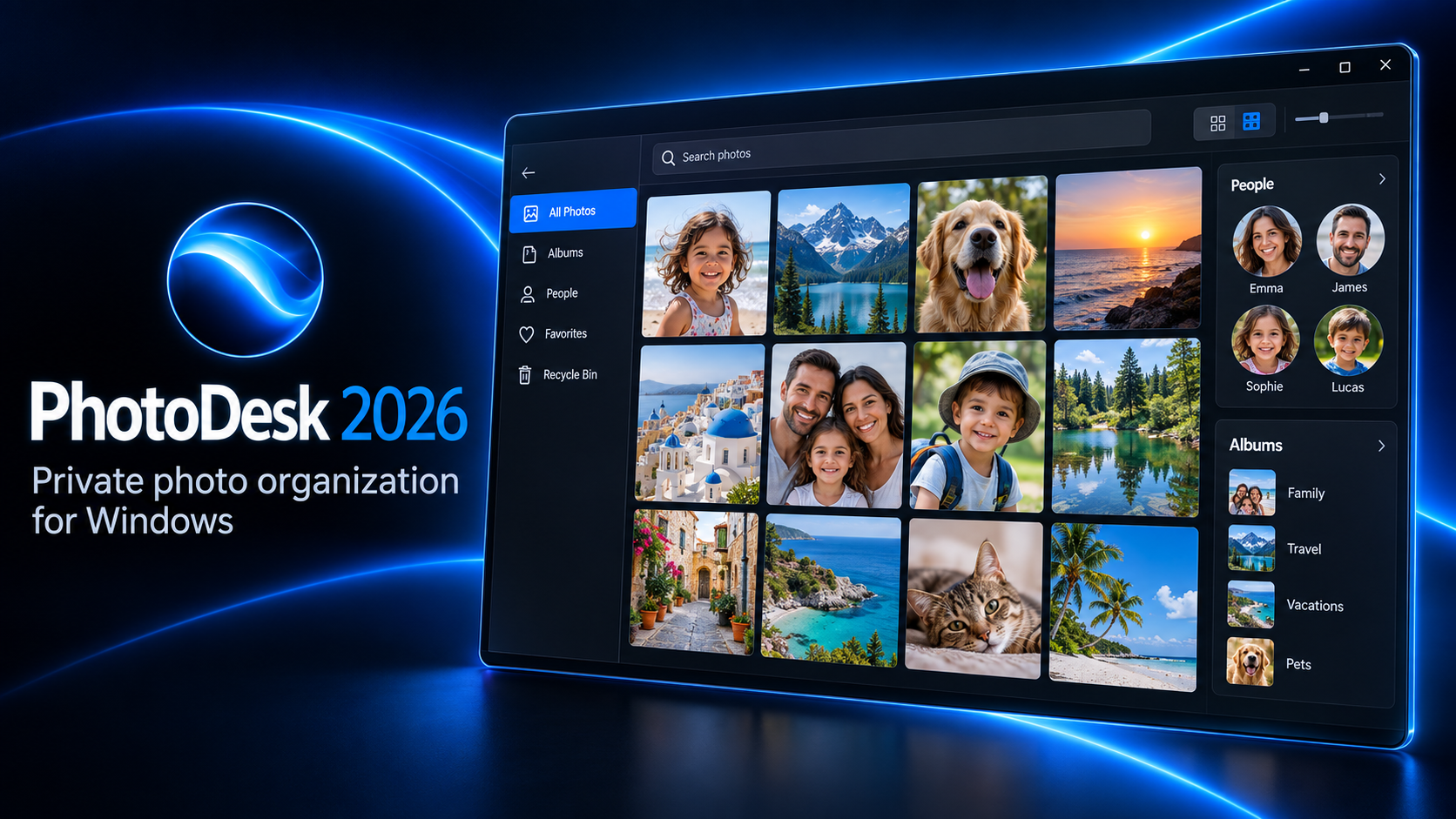Cover image for PhotoDesk 2026 — Windows Photo Manager