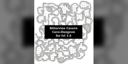 Cover image for Bittervine Cavern - Cave-Dungeon
