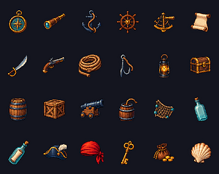 Saltwind Shores — Pirate & Coastal Icon Pack [$1.00]