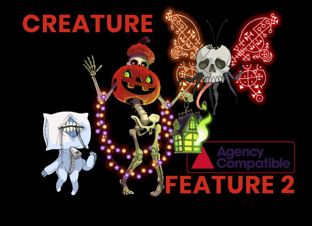 Cover image for Creature Feature 2: A Halloween Mission Anthology for Triangle Agency