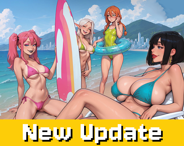Cover art for Nothing Weird Happens Here by Owl34Games — adult visual novel