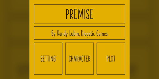 Cover image for Premise: Setting, Character, Plot