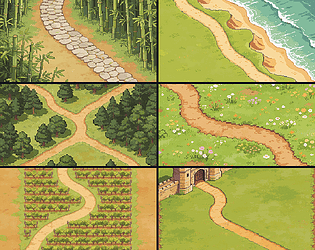 Tower Defense Maps — 150 Pixel Art Scenes [$5.00]