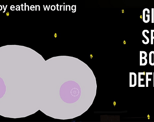Giant space boobs defender game screenshot