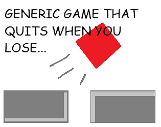 generic game that quits when you lose game screenshot