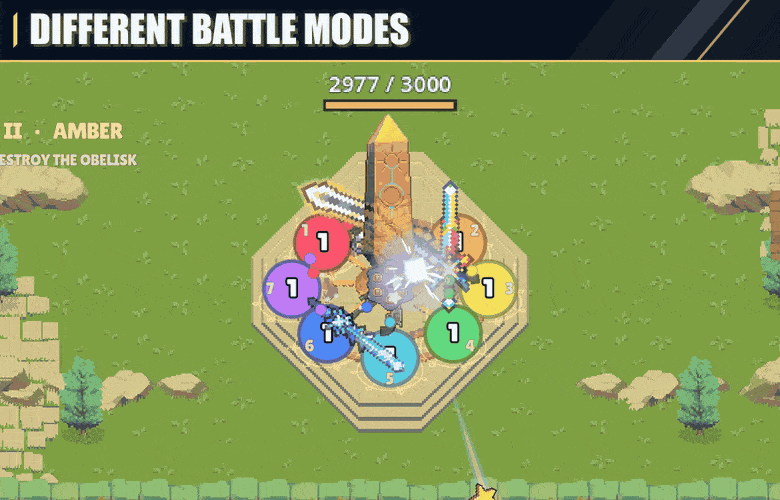 An objective battle on the Seven Seals map