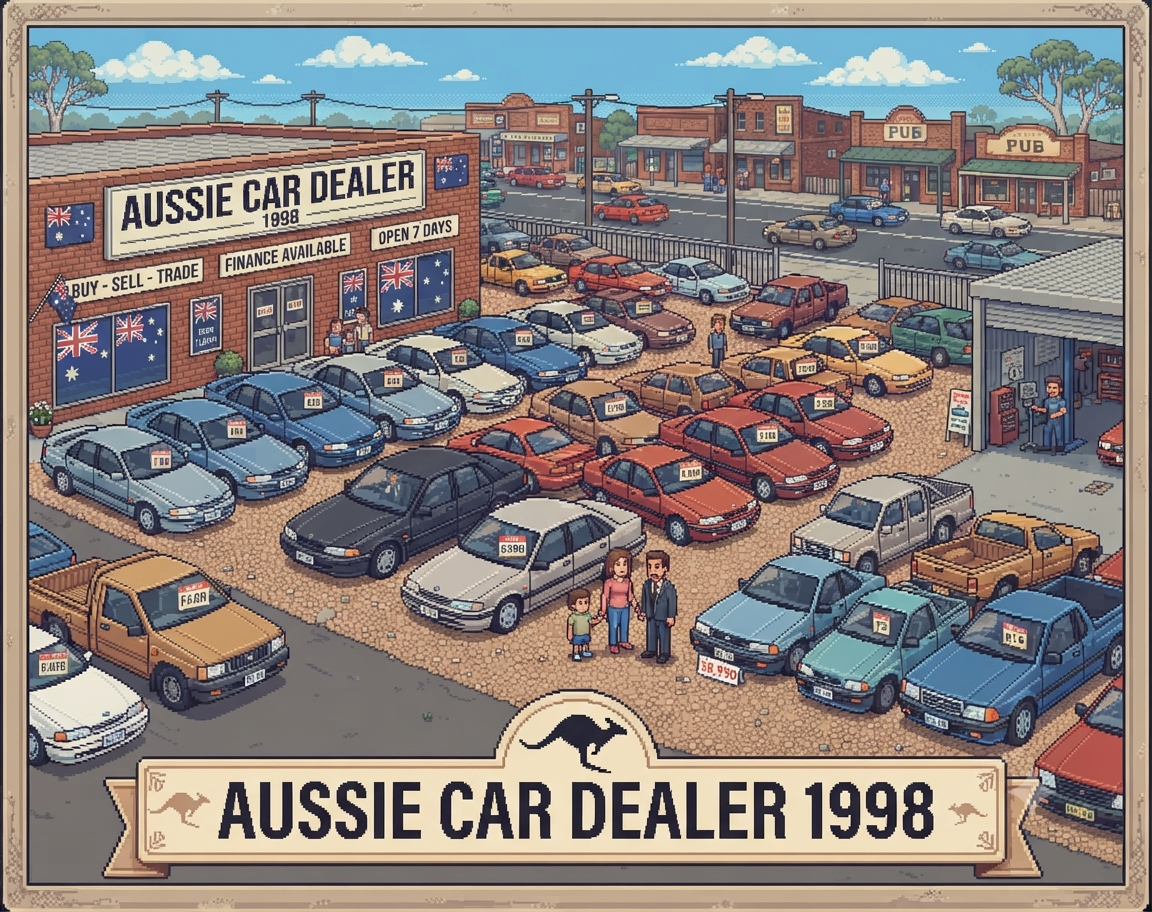 Cover image for Aussie Car Dealer 1998
