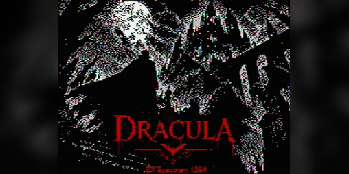 Cover image for Dracula - English - 128K ZX Spectrum Illustrated Edition