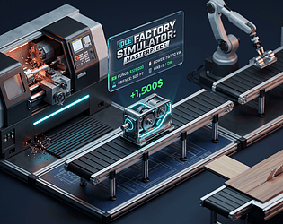 Idle Factory Clicker game screenshot