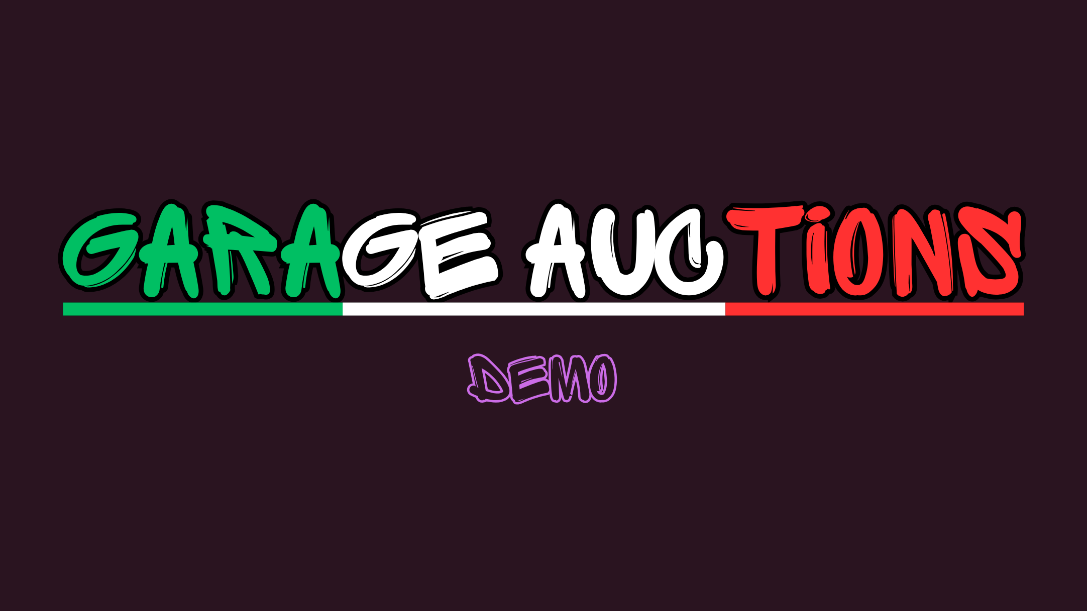 Garage Auctions (Demo)