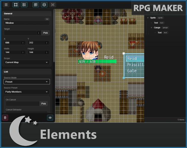 Cover image for Elements for RPG Maker
