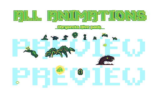 Chrysects - Pixel Art Creature Pack