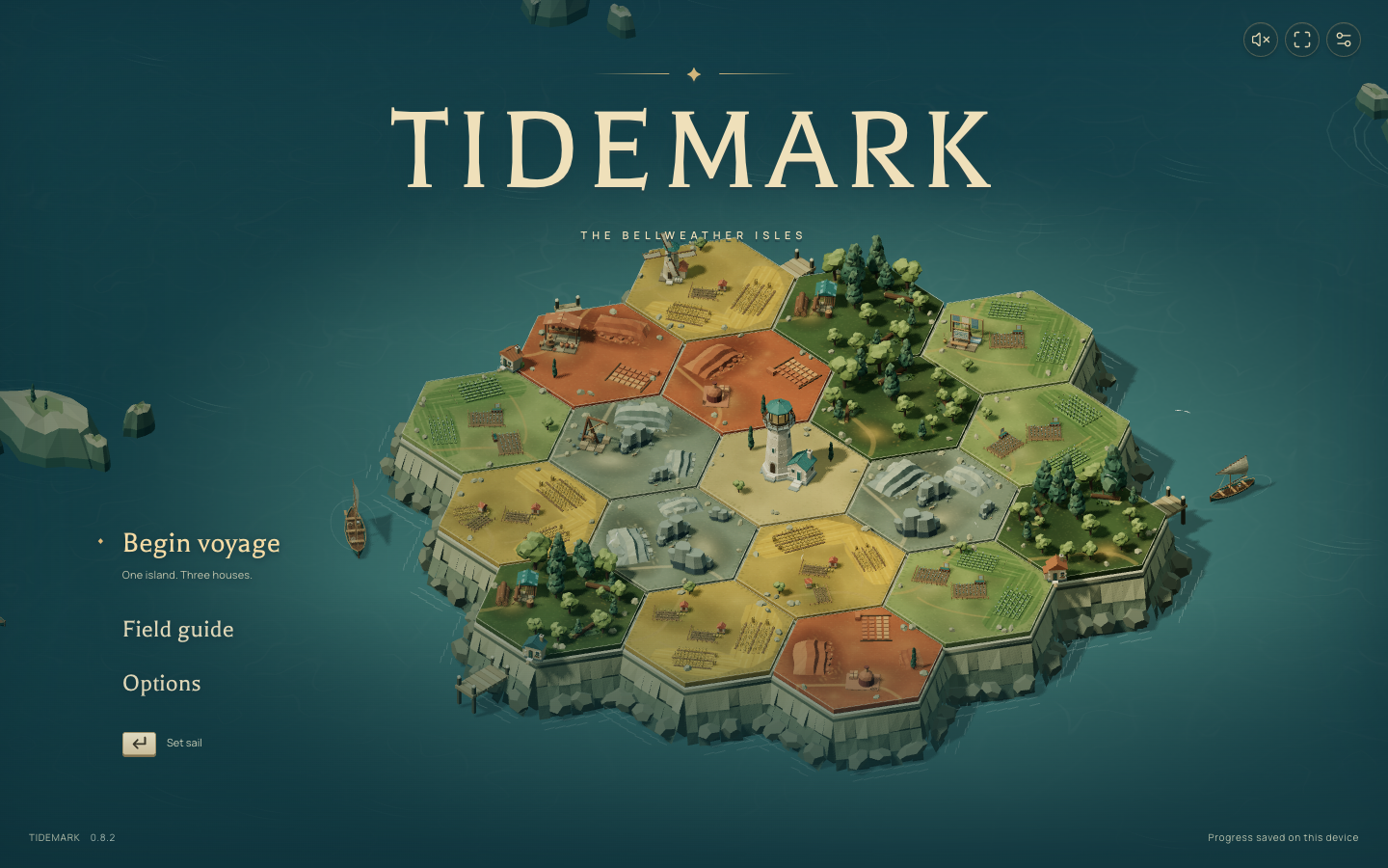 Cover image for Tidemark — The Bellweather Isles