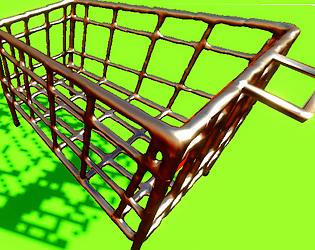 Untitled shopping cart game.Demo game screenshot