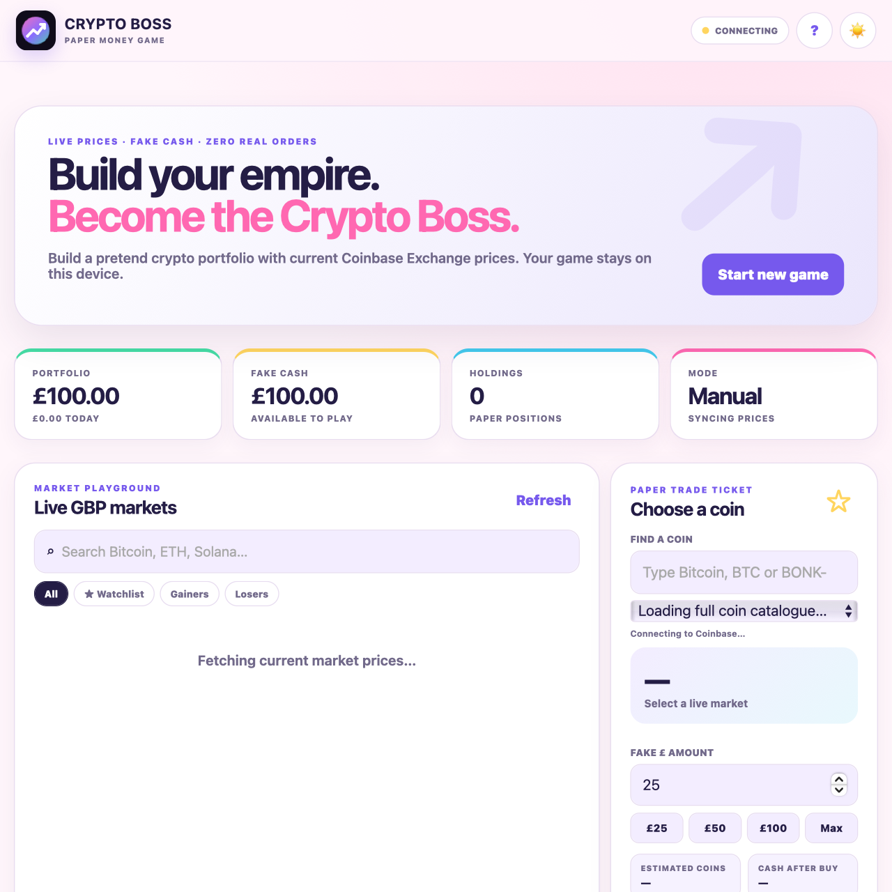 Crypto Boss 4.0 interface Crypto Boss 4.0 interface