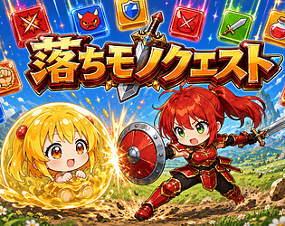 落ちモノクエスト【落ちモノパズル＆RPG】 [Free] [Puzzle]