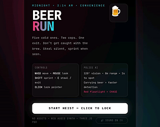 Steal the beer game screenshot