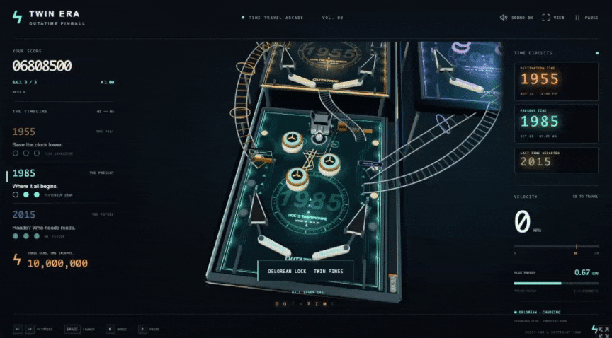 Cover image for Twin Era — Outatime Pinball