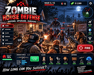 Zombie House Defense [Free] [Action]