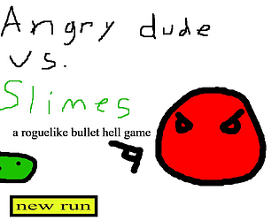 Angry Dude vs Slimes game screenshot