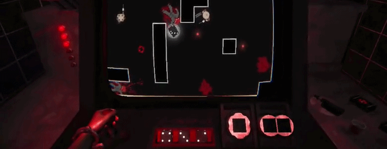 Inserting dice into the machine