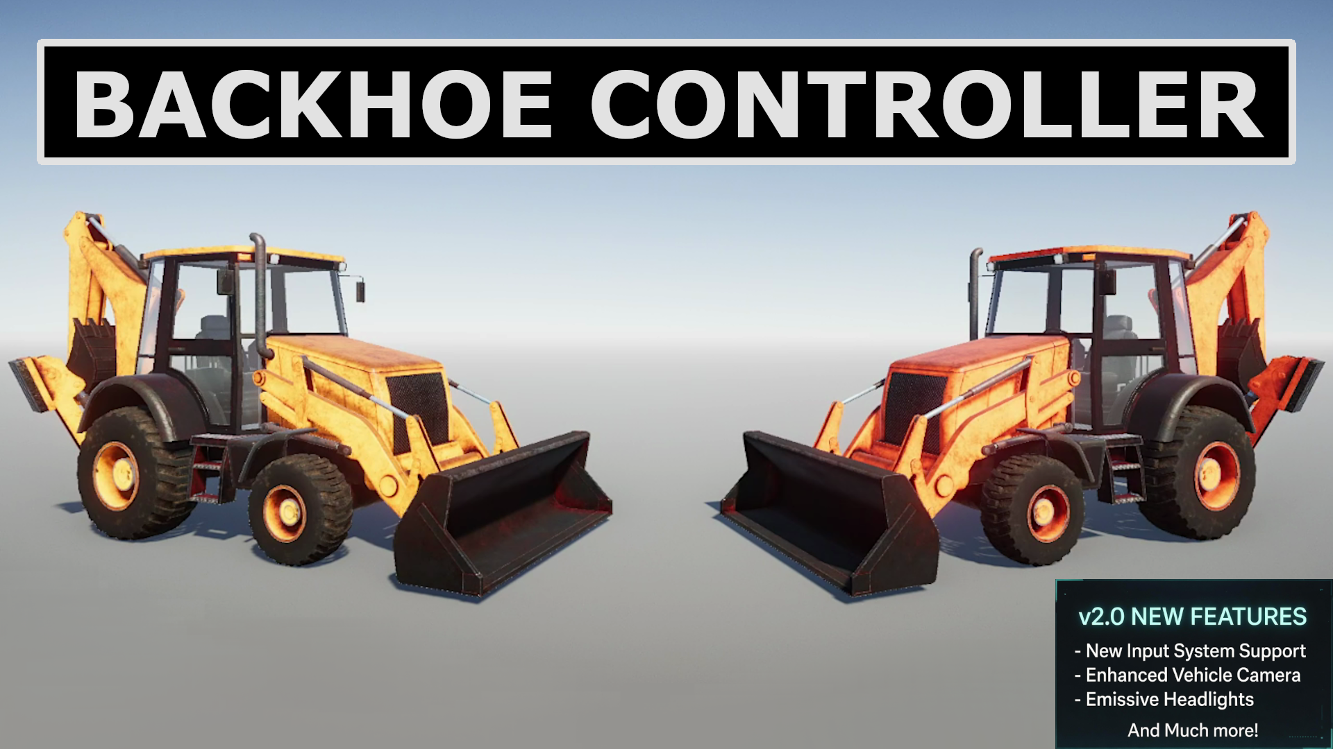 Backhoe Controller for Unity 3D