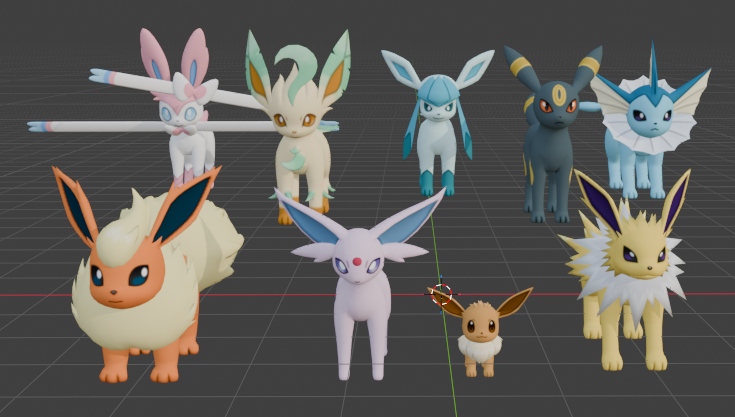 Evee evolutions