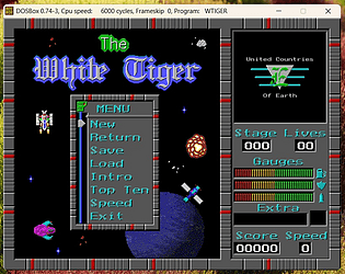 Turbo Pascal - The White Tiger (1997) game screenshot