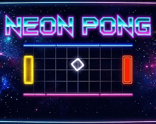 Neon Pong game screenshot